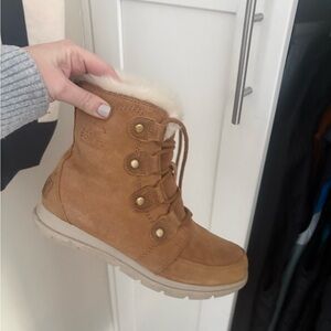 Sorel Women's Brown Chestnut Suede Winter Boots